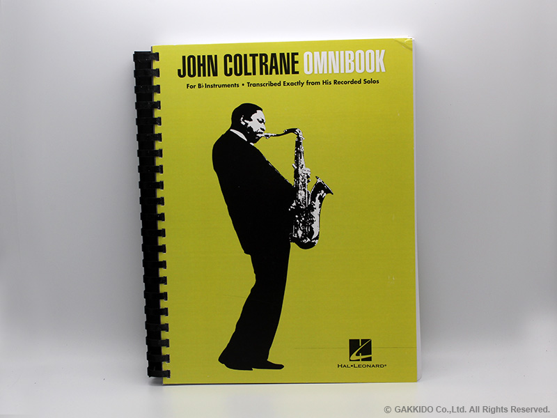 John Coltrane Omnibook For B-flat Instruments 【楽譜】 【特価品