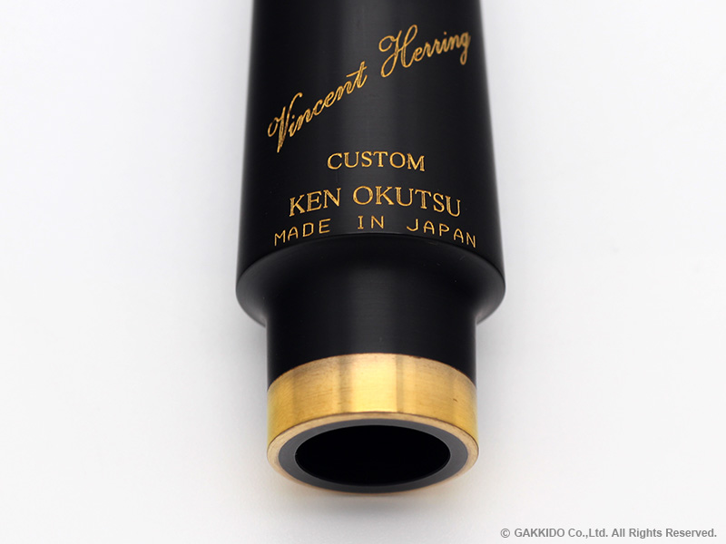 Ken Okutsu　Vincent Herring Custom　アルトサックス用ラバーマウスピース　【6L】　【USED】