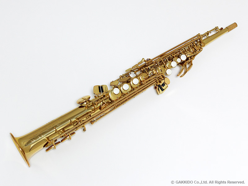 YAMAHA YSS-475II Soprano Sax Gold Lacquer Finish Serial No：022XXX 